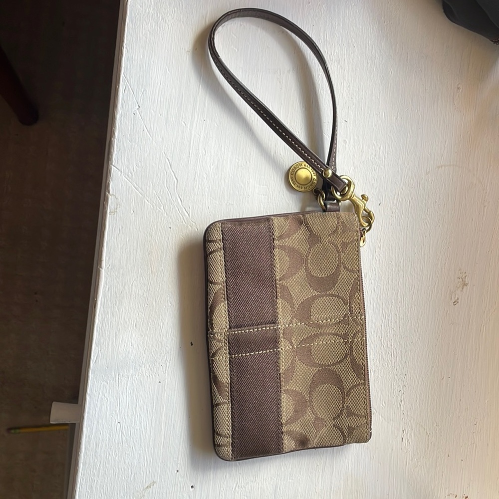 Coach wristlet purse